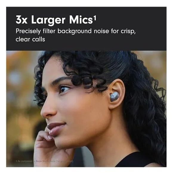 NEW Beats Studio Buds + | True Wireless Noise Cancelling Earbuds - Transparent - Picture 5 of 11